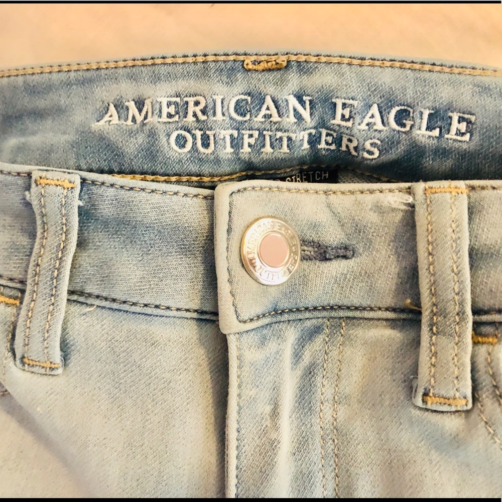 AE Light Wash “Super Stretch” Denim